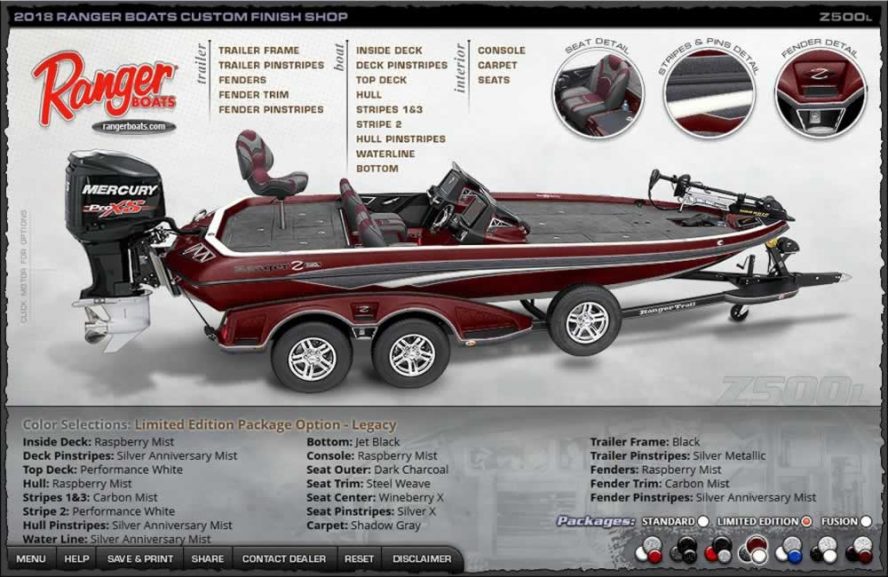 Ranger Boats Z500L - Legacy Edition