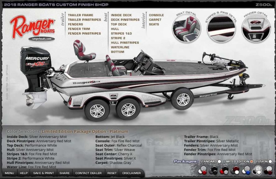 Ranger Boats Z500L - Platinum Edition