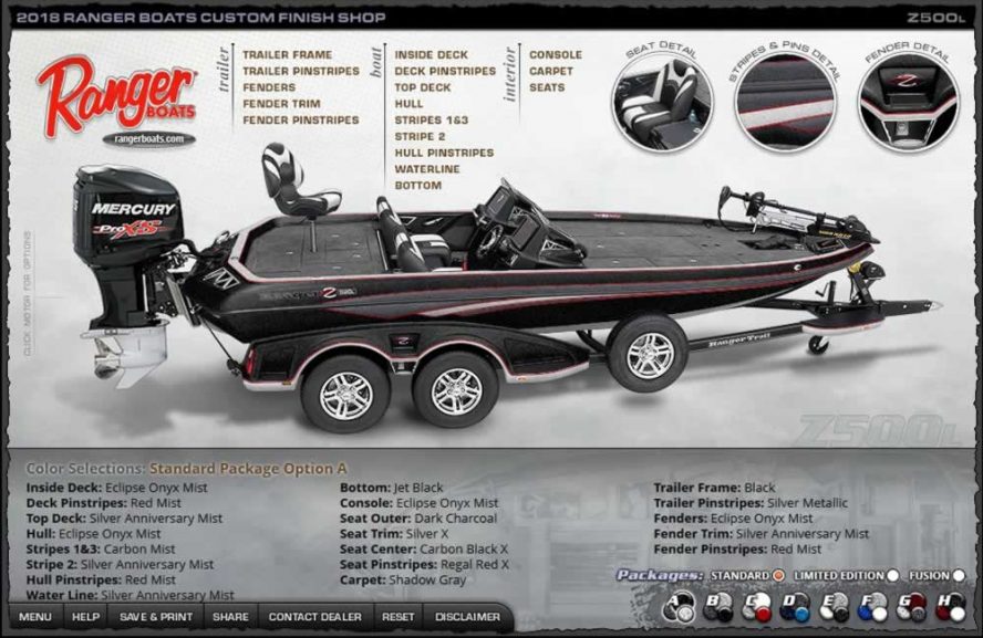 Ranger Boats Z500L - Color Package A