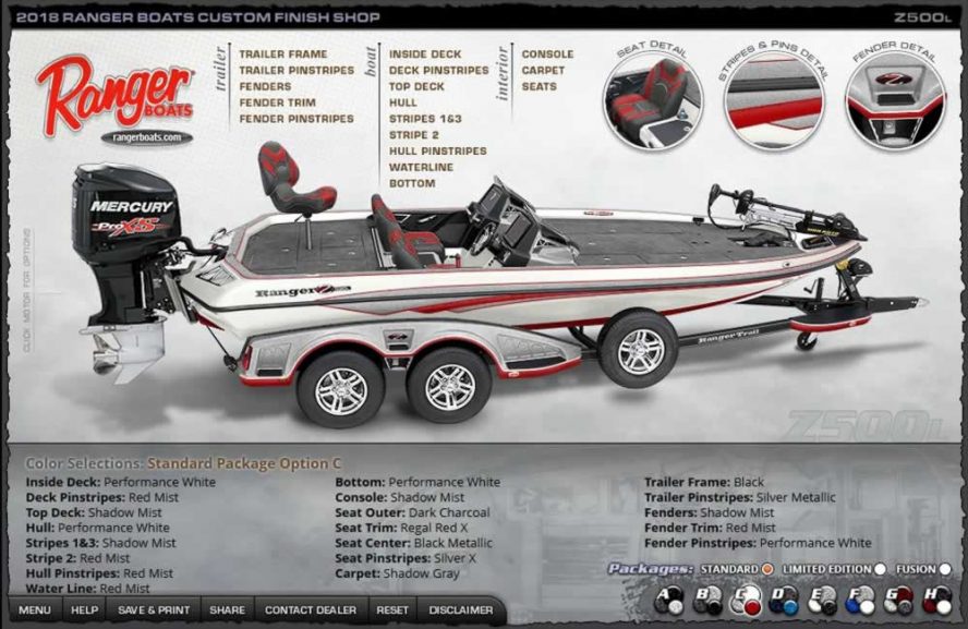 Ranger Boats Z500L - Color Package C