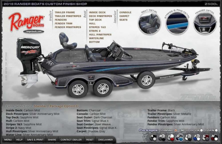 Ranger Boats Z500L - Color Package D