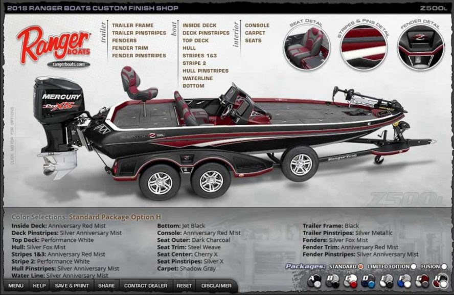 Ranger Boats Z500L - Color Package H