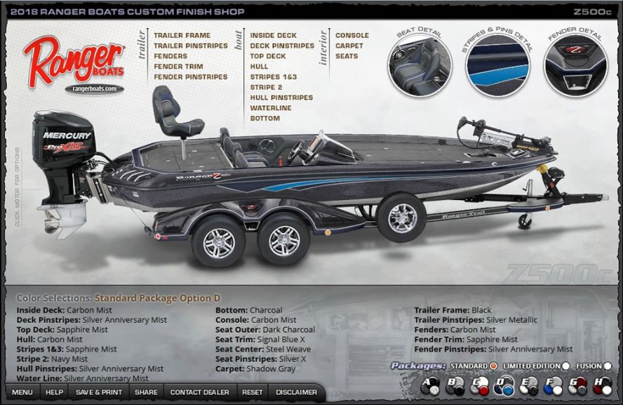 Ranger Z500c - Color Package D Ranger Z500c - Color Package D