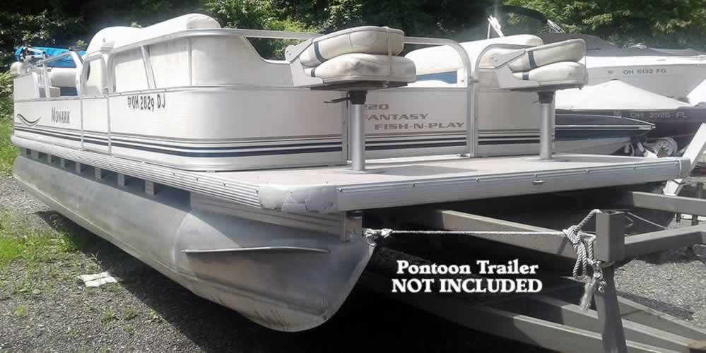Read more about the article Monark 220 Fish-n-Play Pontoon – Mercury 15 4S