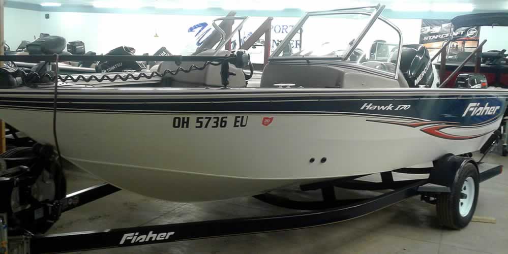 Read more about the article 2007 Fisher Hawk 170 – Mercury 115 – Suzuki 9.9