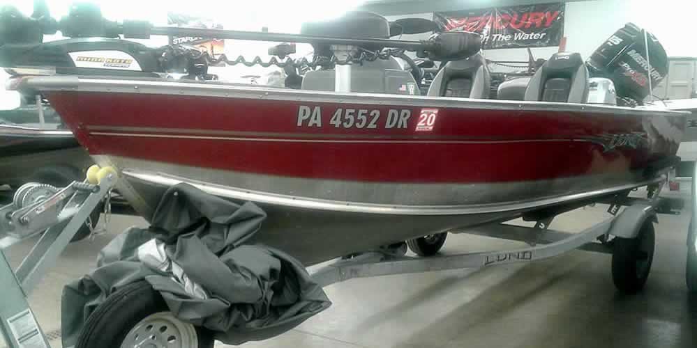 2016 Lund 1600 Fury SC - Honda 9.9 Four Stroke