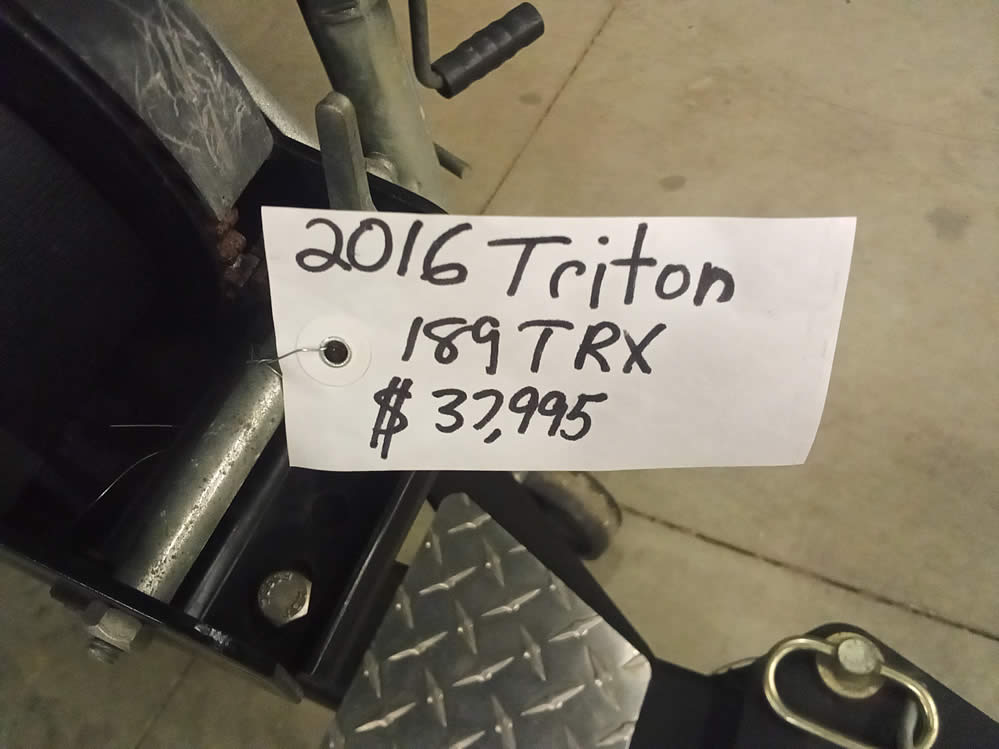 2016 Triton 189 TrX SC - Mercury 150 Pro XS