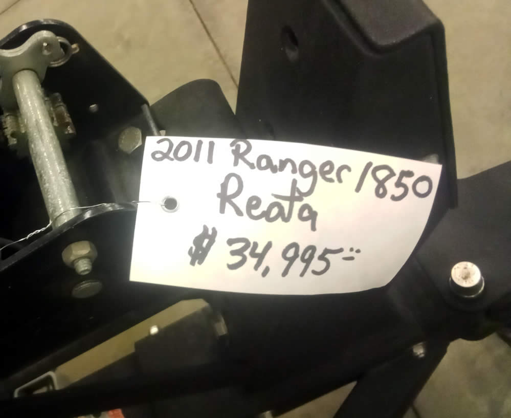 2011 Ranger 1850RS WT - Yamaha 150 Four Stroke