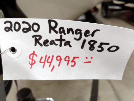2020 Ranger 1850MS Reata WT - Mercury 150 XS Four Stroke