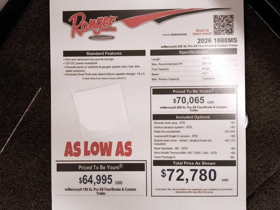 2026-Ranger-1880MS-WT-Mercury-200-XS4S-13