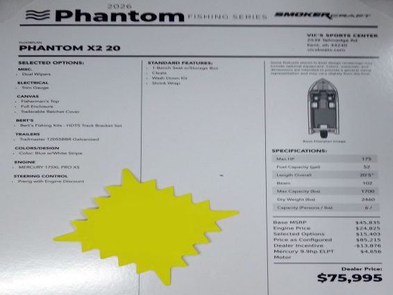 2026-SmokerCraft-Phantom-20-OS-Mercury-175-XS4S-31