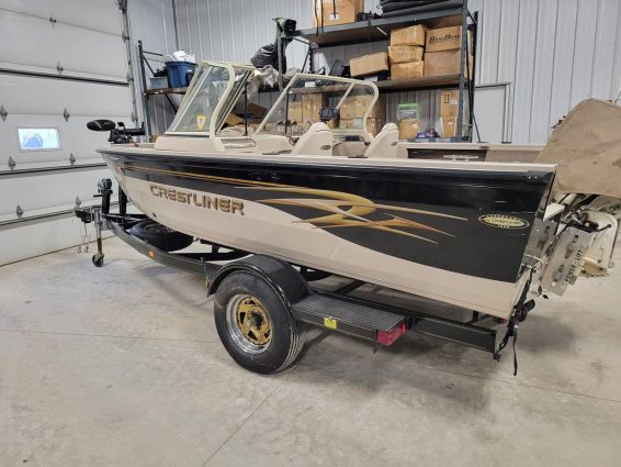 2002 Crestliner 1600 Super Hawk - Johnson 88 SPL
