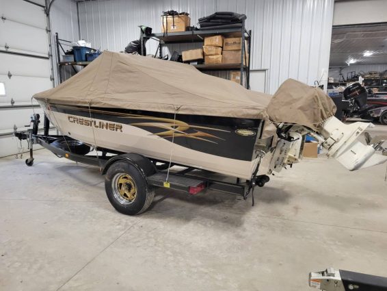 2002 Crestliner 1600 Super Hawk - Johnson 88 SPL