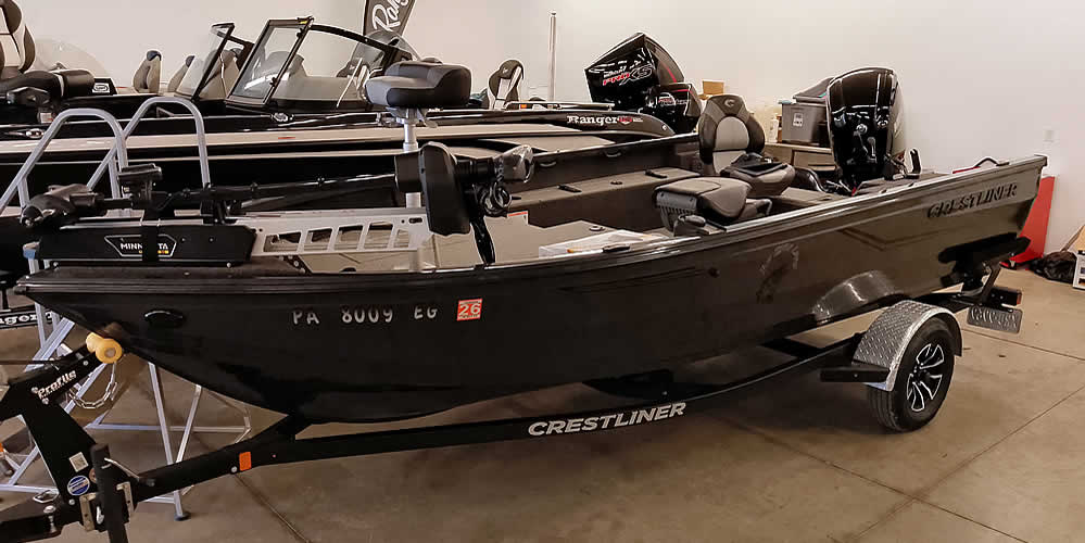 2025 Crestliner 1650 Pro Tiller - Mercury 75 Four Stroke