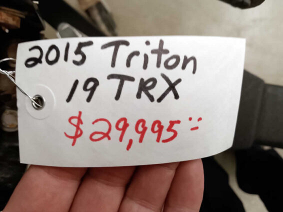 2015 Triton 19 TrX DC - Mercury 225 Optimax