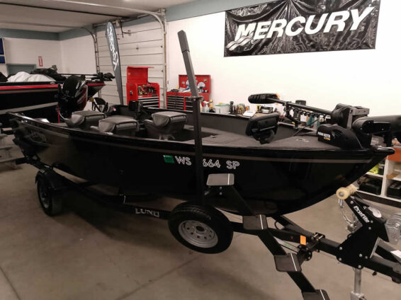 2025 Lund 1650 Angler - Mercury 50 Four Stroke Tiller