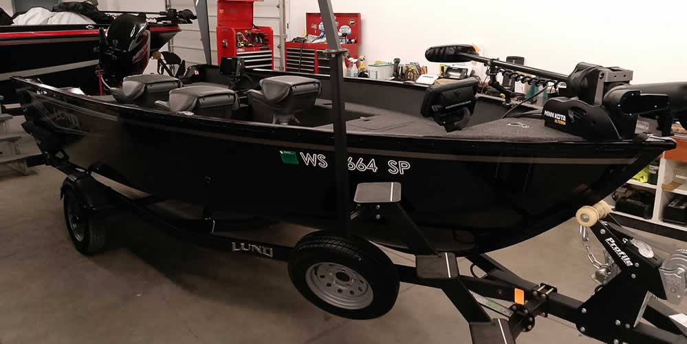2025 Lund 1650 Angler - Mercury 50 Four Stroke Tiller